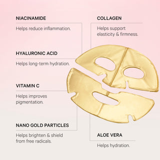 Hydra-Lift Gold Face Mask Single 1 Unit