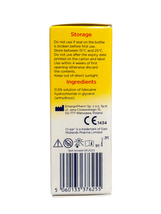 Ear Relief Ear Drops 7g