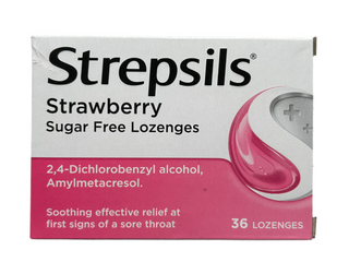 Strawberry Sugar Free 36 lozenges