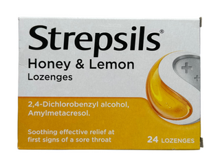 Honey & Lemon Lozenges, for Sore Throat 24 lozenges