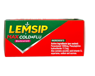 Max Cold & Flu Blackcurrant 10 Sachets