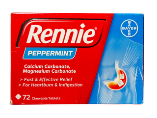 Peppermint Chewable Tablets 72 tablets