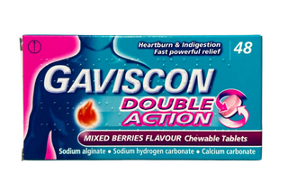 Double Action Mixed Berries Flavour Chewable 48 tablets