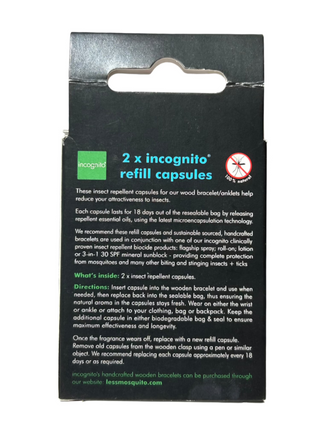 Refill Capsule Pack for Insect Repellent Bracelet