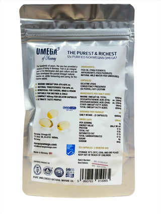 Omega3 Of Norway 60 Day Pouch 120 capsules
