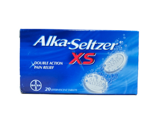 XS Aspirin Paracetamol Caffeine 20 Effervescent Tablets