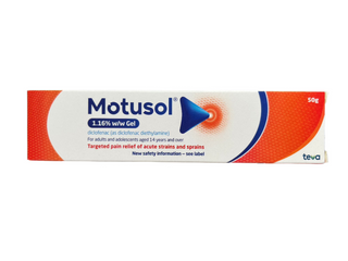 MOTUSOL Diclofenac 1.16%w/w Gel 50ml