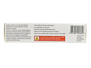 MOTUSOL Diclofenac 1.16%w/w Gel 50ml
