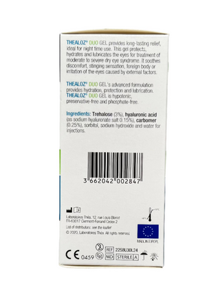 THÉA Thealoz Duo Gel for Relief from Dry Eyes 30 ampules