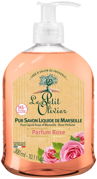 Pure Liquid Soap Of Marseille - Rose 300ml