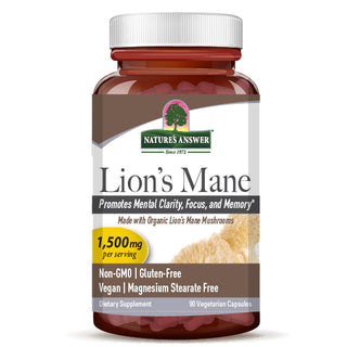 Lions Mane Mushroom Powder 1500mg 90 Capsules