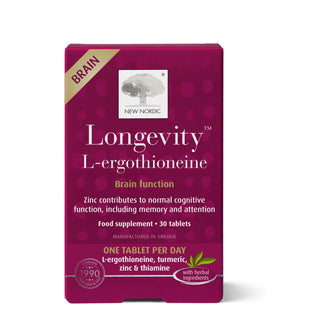 Longevity L-Ergothioneine Tablets 30 Sachets