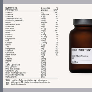Food-Grown® Daily Multi Nutrient 45+ for Men 60 Capsules