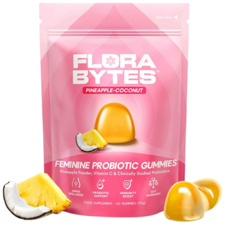 Flora Bytes 60 Pineapple-Coconut Gummies