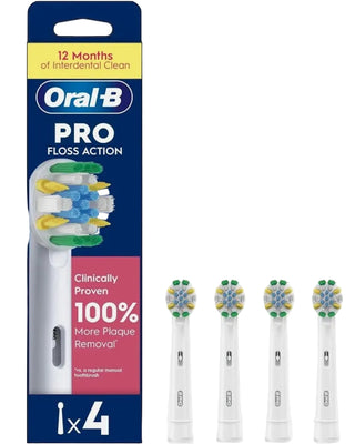 Floss Action Brush Heads 4 Pack Refills