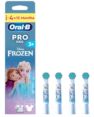 Kids Frozen 4 Pack Toothbrush Heads