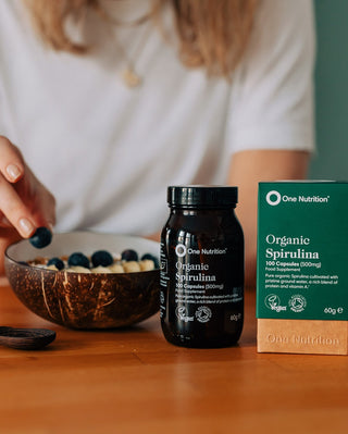 Spirulina Vegecaps (500mg) 100 capsules