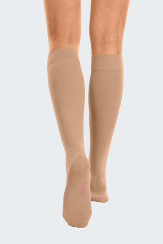 Cotton CC1 Below Knee Closed Toe Caramel Size IV