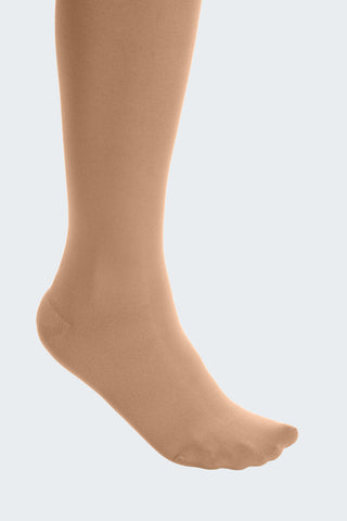 Cotton CC1 Below Knee Closed Toe Caramel Size IV