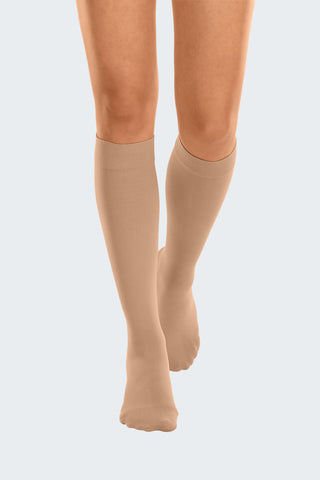 Cotton CC1 Below Knee Closed Toe Caramel Size IV