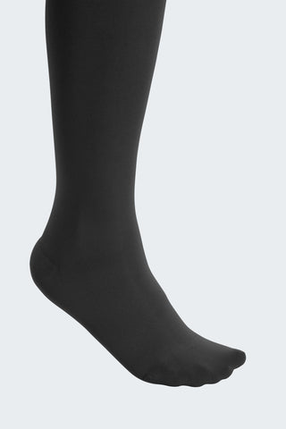 Cotton CC1 Below Knee Petite Closed Toe Black Size IV