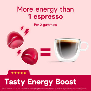 Energy Bytes 60 Strawberry Burst Gummies