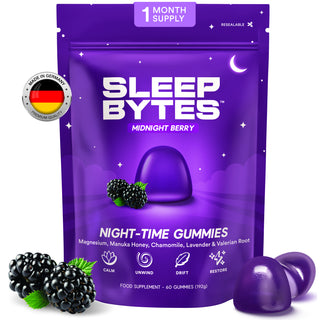 Sleep Bytes 60 Midnight Berry Gummies