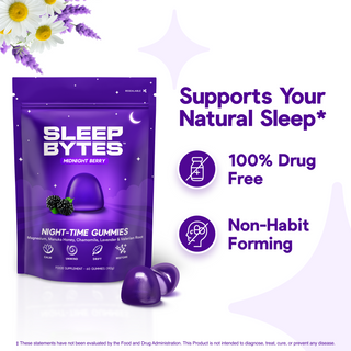 Sleep Bytes 60 Midnight Berry Gummies