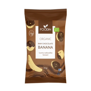 Organic Raw Chocolate Coated Banana 70g