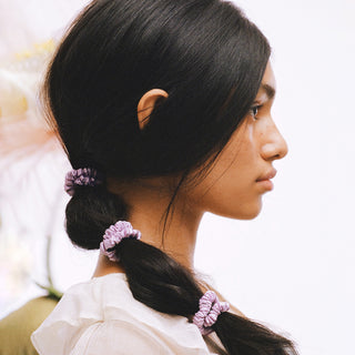 Pure Silk Skinny Scrunchies - Wildflower 1 Unit