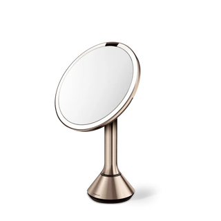 Sensor Mirror Round Rose Gold