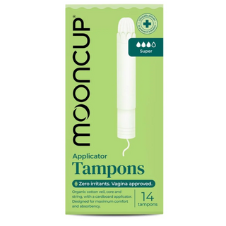 Eco-Applicator Tampons-Medium Absorbency 14 units