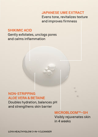 HealthyGlow 3-in-1 Cleanser 150ml