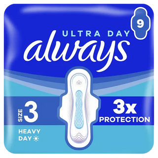 Ultra Day (Size 3) Sanitary Towels Wings 9 Pads