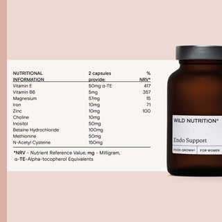 Food-Grown® Endo Support 60 Capsules