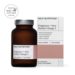 Food-Grown® Pregnancy + New Mother Omega 3 60 Capsules