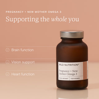 Food-Grown® Pregnancy + New Mother Omega 3 60 Capsules