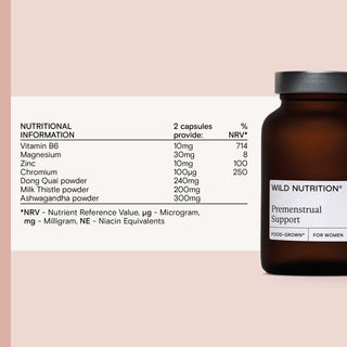 Food-Grown® Premenstrual Support 60 Capsules