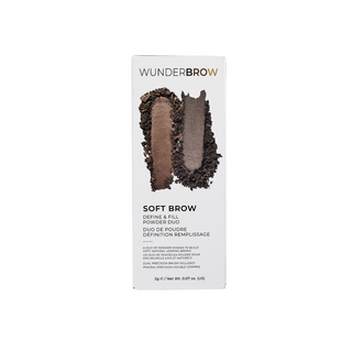Soft Brow - Define & Fill Powder Duo - Black Brown 1 Item