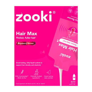 Liposomal Hair Max Raspberry Flavour 30 x 12ml