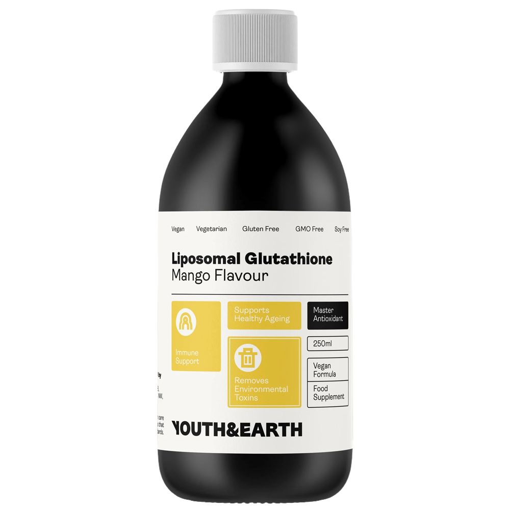 glutathione syrup Youth & Earth Liposomal Glutathione 400mg - Mango Flavour 250ml
