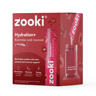 Hydrate+ Exercise & Recover, Cherry Flavour 30 Sachet