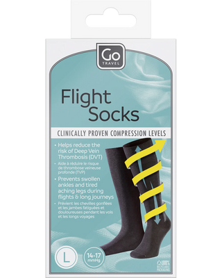 Flight Socks Black large