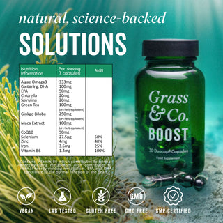 Boost Vegan Omega Sea Greens For Men Capsules 30 Capsule