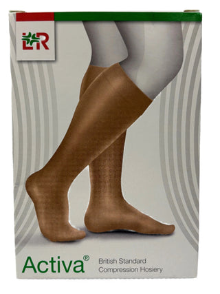 Below Knee Stockings Class 2 Honey Small 1 pair