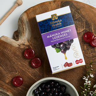 Manuka Honey & Blackcurrant Lozenges 65g
