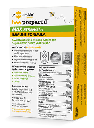 Bee Prepared Immune Support Max Strength 20 Capsule