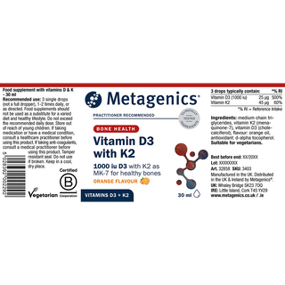 Vitamin D3 with K2 30ml