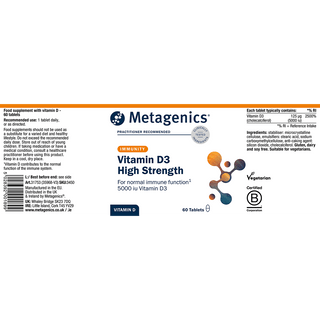 Vitamin D3 High Strength 60 tablets