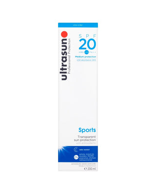 ULTRASUN Professional Protection SPF 20 Sports Transparent Sun Protection 200ml